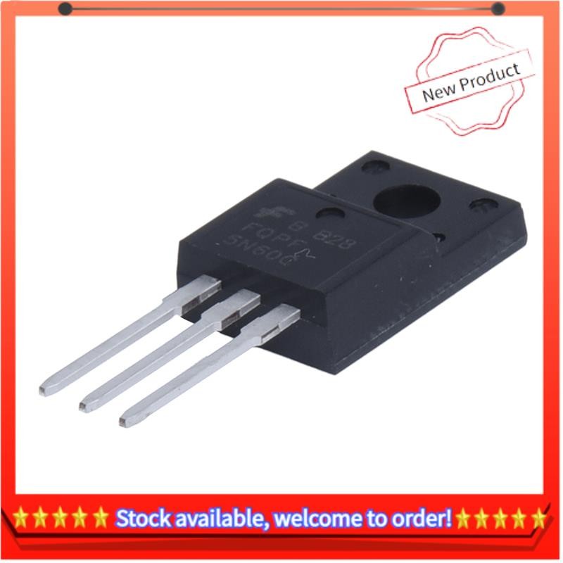 5 ชิ้น N-channel power MOSFET 5N60 เกตต่ําชาร์จ 4.5A 600V
