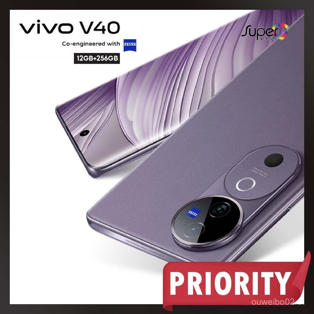 Vivo V40 Series 5G รุ่น (12GB RAM + ROM 256GB) Zeiss Portrait So Pro (By SuperTphone1234)