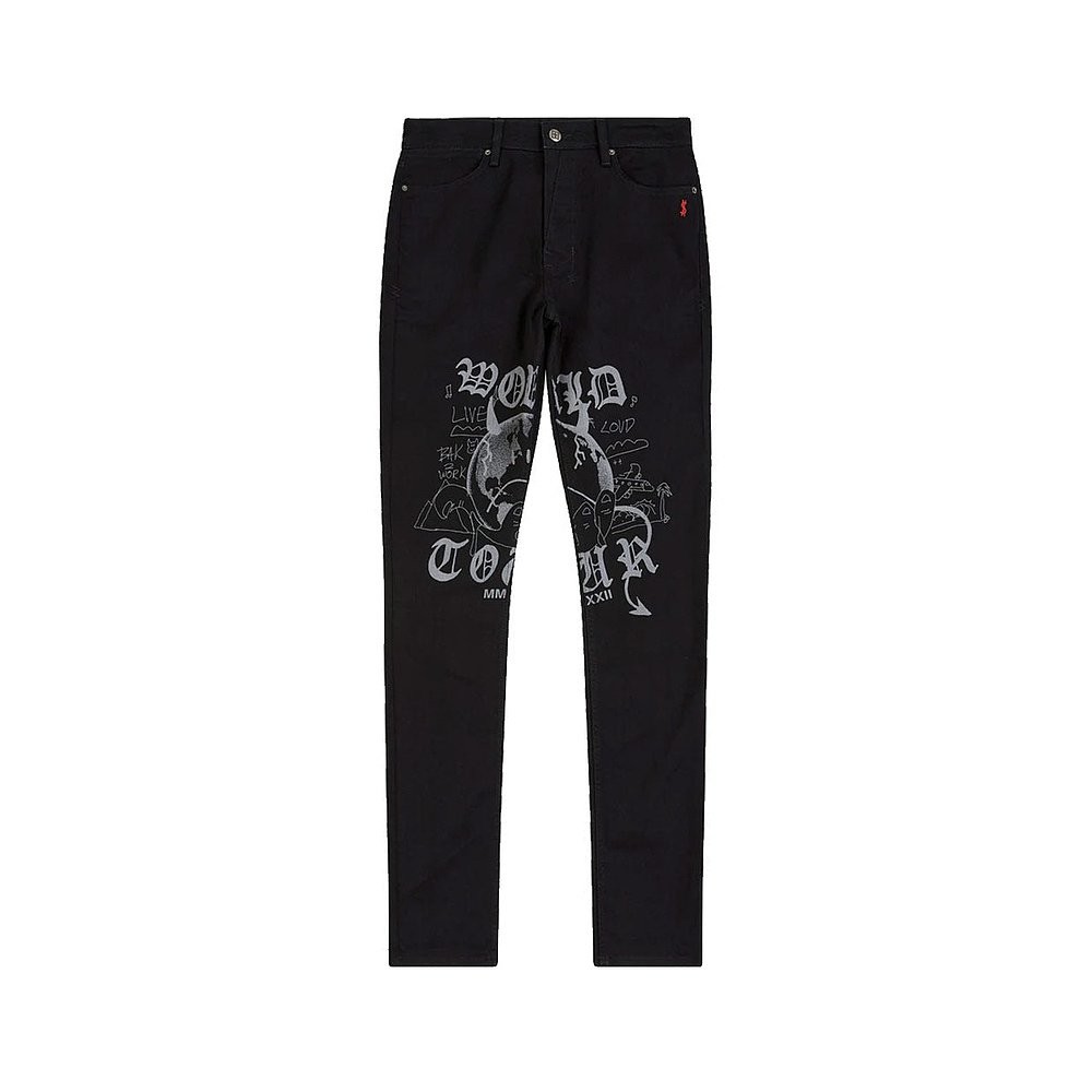 กางเกงยีนส์สีดำ สำหรับใส่ลำลอง แบรนด์ Ksubi