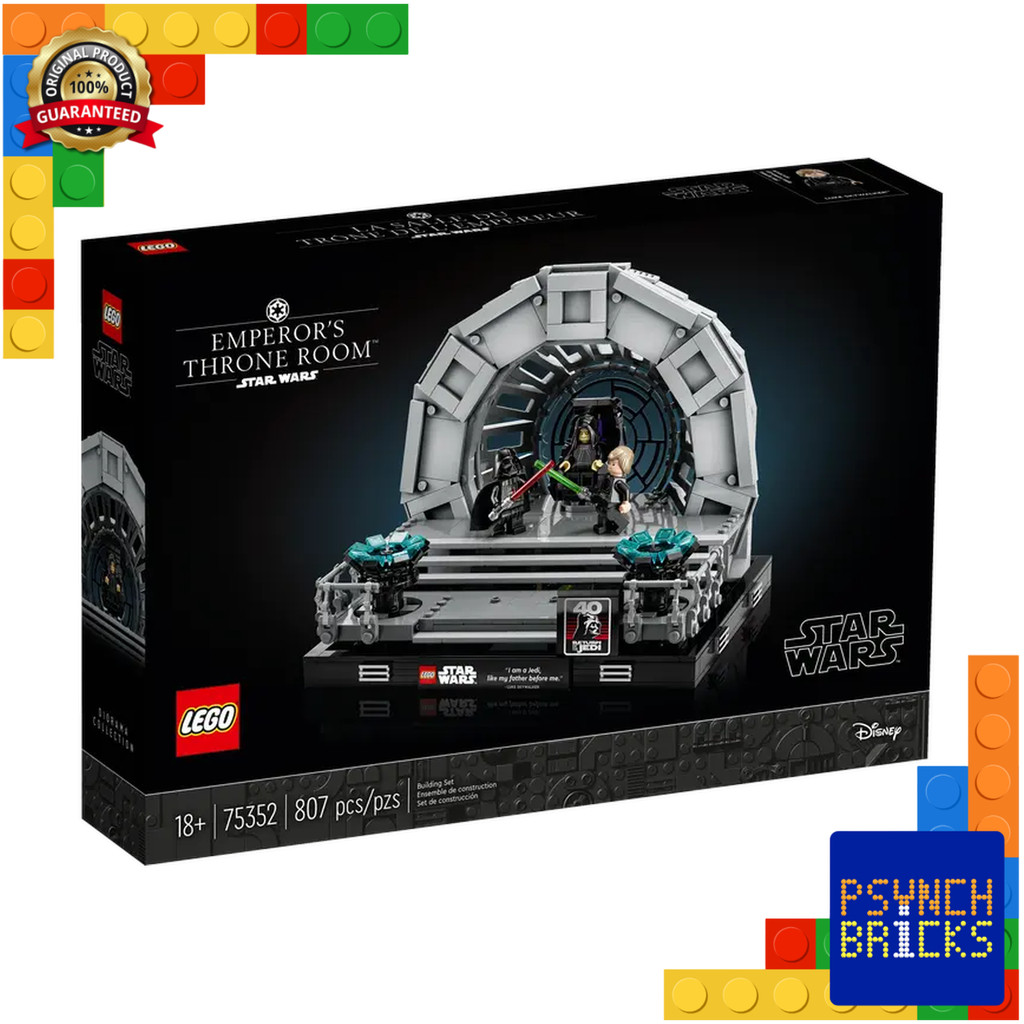 (ของแท้-พร้อมส่ง) LEGO Star Wars 75352 Emperor's Throne Room Diorama