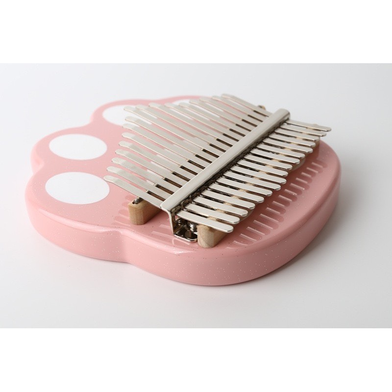 Jin Shangle Thumb Piano 17-Tone KIMI Kalimba Thumb Piano สีชมพู Cat Claw Kalimba Finger Piano