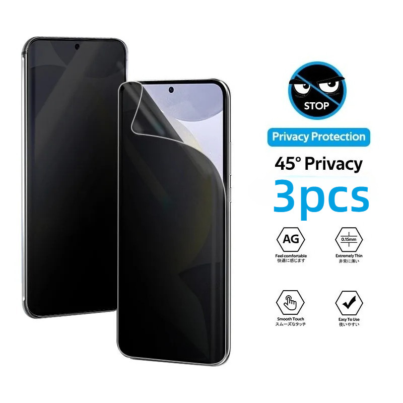3 ชิ้น Anti-Spy ความเป็นส่วนตัว Hydrogel ฟิล์มสําหรับ Oukitel WP36 WP35 WP200 P1 C60 C59 C58 C57s C5