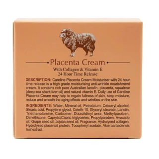 **พร้อมส่ง** ครีมรกแกะ Careline lanolin placenta cream สินค้านำเข้า จากออสเตรเลีย ปริมาณ 100ml