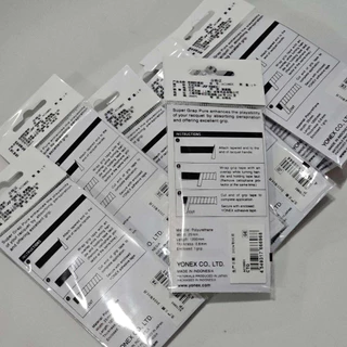จัดส่งทันที พันด้ามไม้แบด ไม้เทนนิส Yonex Badminton Overgrip tape Super Grap Pure YY AC108 บรรจุ 1 ชิ้น