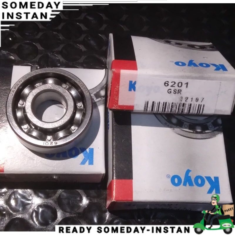 B- Bearing 6201 koyo laher 6201 klaher 6201 แบริ่ง 6201 แบริ่ง koyo 6201 แบริ่ง koyo ญี่ปุ่น/อะไหล่แ