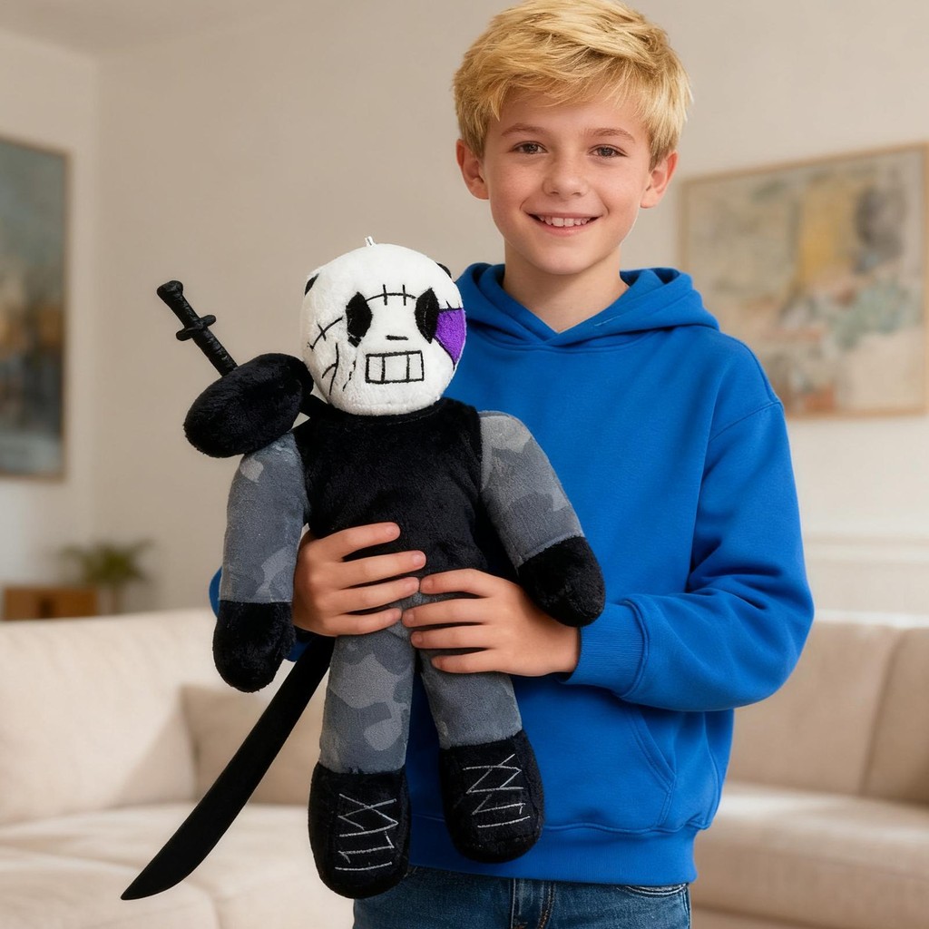 Roblox Forsaken Killer ตัวอักษรของเล่นตุ๊กตาเกมรูปตุ๊กตา Companion ตุ๊กตา Slasher Jason เดสก์ท็อปโซฟ