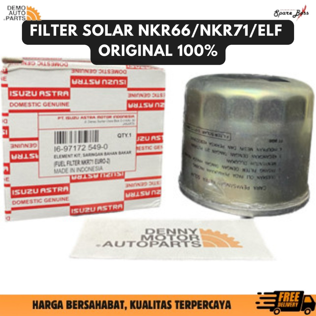 กรองดีเซล NKR66/NKR71/ELF ORIGINAL I6-972-549-0 / I8-97172-549-A ISUZU ของแท้