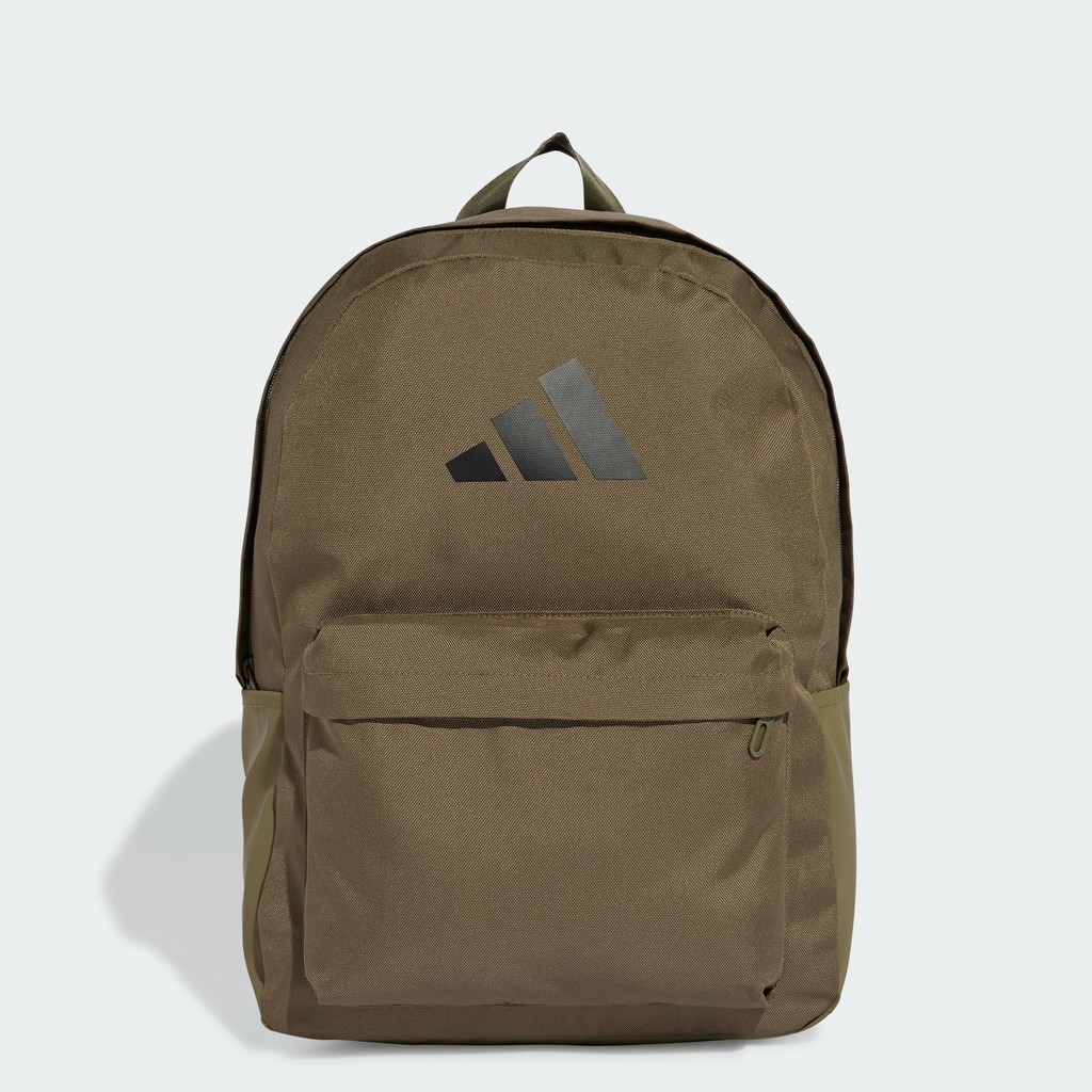 adidas Lifestyle Classic 3 Bar Logo Backpack Unisex Green IS7051