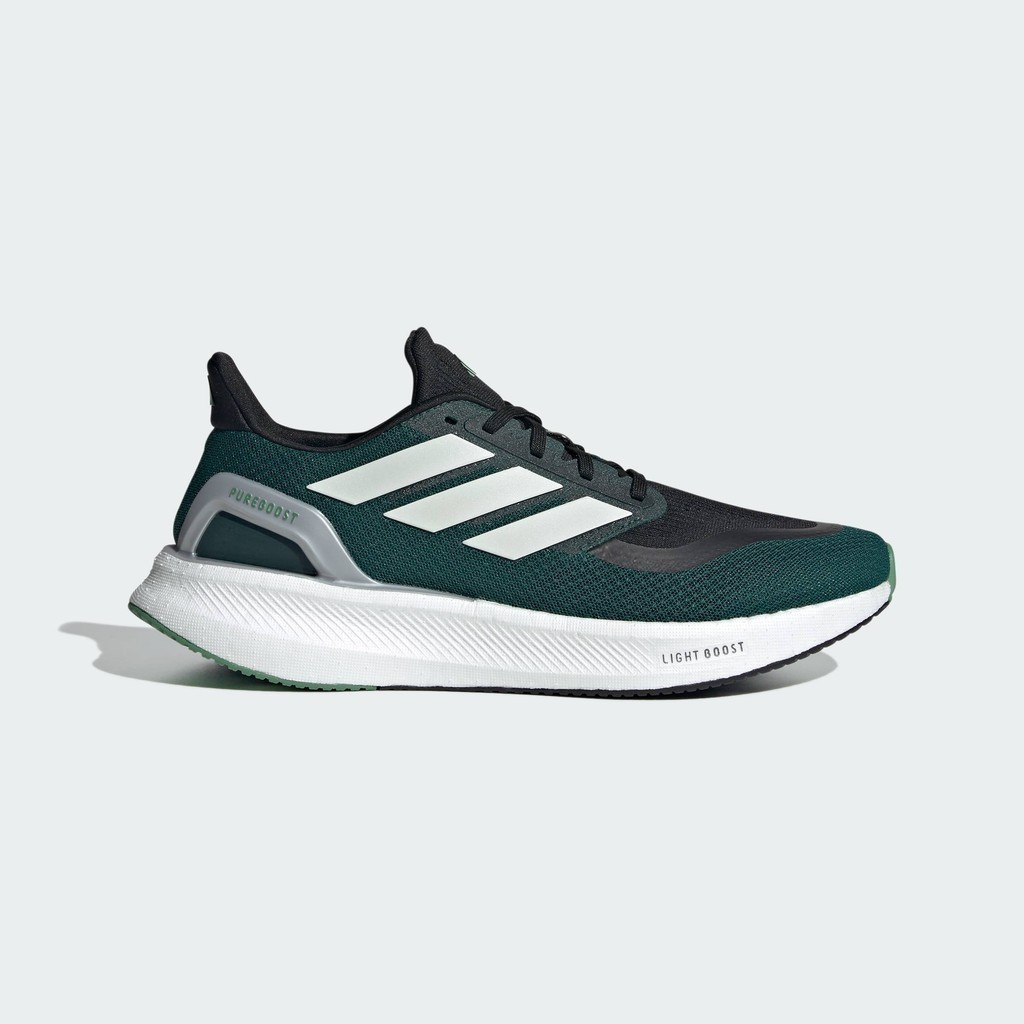 adidas วิ่ง รองเท้าวิ่ง Pureboost 5 ผู้ชาย สีเขียว IE0523