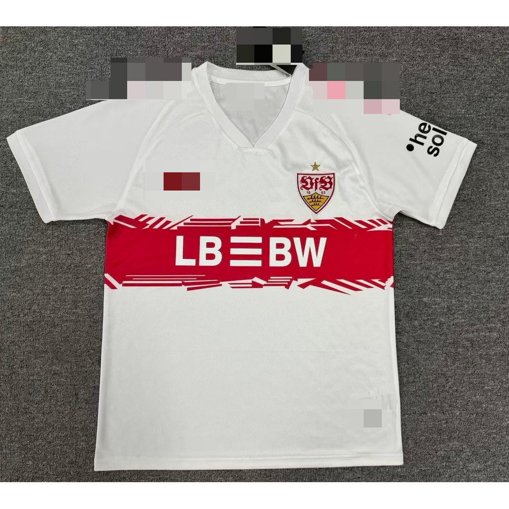 เสื้อทีมบ้าน VfB Stuttgart สำหรับแฟนคลับ - พร้อมบริการพิมพ์ชื่อและหมายเลข สินค้าคุณภาพสูง มีให้เลือก