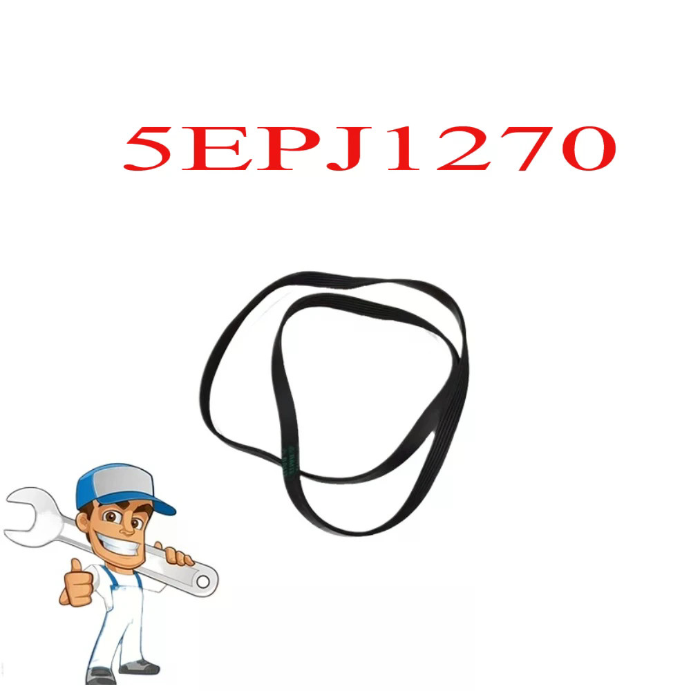 1 ชิ้นเหมาะสําหรับ Samsung กลองเครื่องซักผ้าอัตโนมัติ WW90H7410EX ไดรฟ์เข็มขัด 5EPJ1270 = 1270J5 เข็