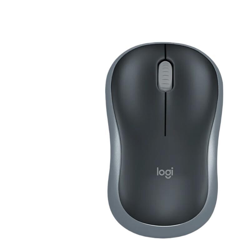 罗技（Logitech）M186 企业级无线办公鼠标 （M185/M187P）笔记本