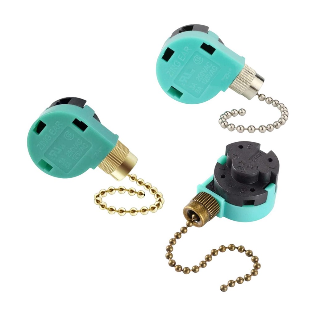 [Whgirld8] 2 ชิ้นดึงสวิทช์พัดลมเพดานสวิทช์ Hunter โคมไฟเพดาน Heavy Duty Professional เปลี่ยนสําหรับ 