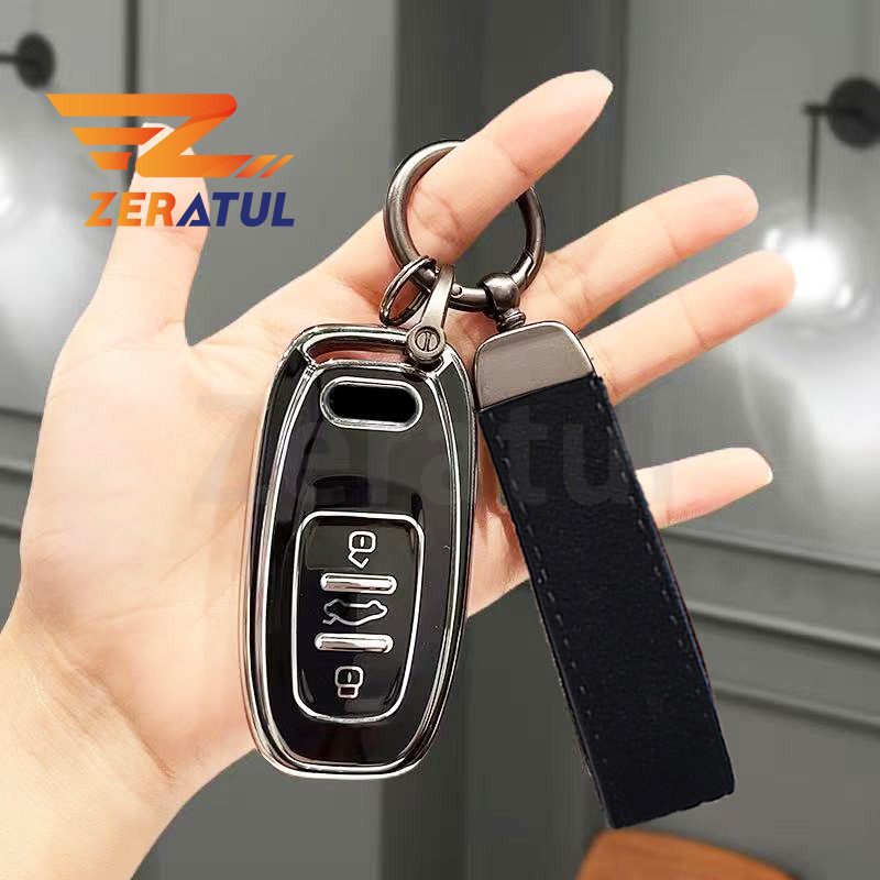 TPU รถ Remote Key สําหรับ Audi Quattro Q3 Q5 Q7 S4 S5 S6 S7 S8 R8 TT A1 A3 A4 A5 A6 A7 A8 Shell Fob 
