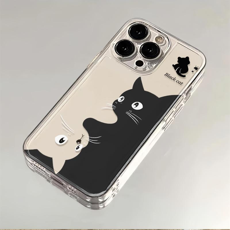 Black Cat Soft CaseสําหรับXiaomi 17T 17 Pro max 15T 14T 13T 12T 11T 10T Pro 15 14 13 12 12s 11 Lite 10 Ultra 9 10s Pro Civi2 Clearปลอก