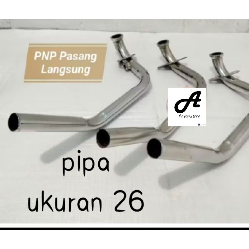 ท่อคอ PNP 26 สําหรับท่อไอเสีย tsukigi TZM & CMS สําหรับรถมอเตอร์ไซค์ VARIO ทุกประเภท