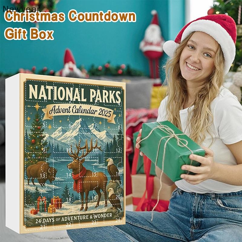 [VJW] National Parks Advent Calendar 2025 พร้อม 24 Iconic Landscapes Jewelry Of National Parks, 24 ว