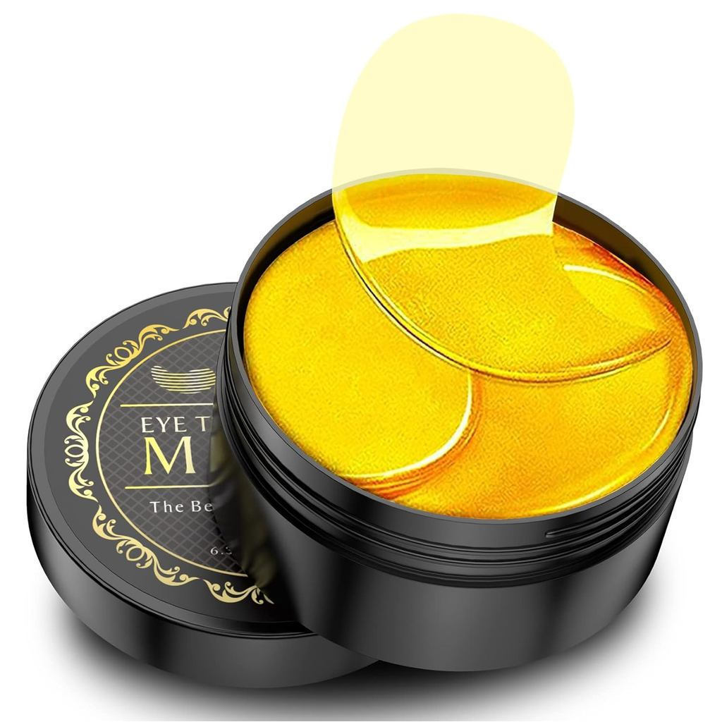 ผลิตภัณฑ์เครื่องสําอาง A1A22 24K Golden Eye Patch-60 ชิ้นแพ็ค,เหมาะสําหรับบรรเทาอาการปวดลอย,ความหมอง