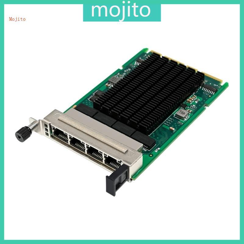 Mojito Energy ที่มีประสิทธิภาพ 4 พอร์ต OCP3 0 I350 T4 Gigabit Ethernet Adapter พร้อม OCP3 0 การออกแบ