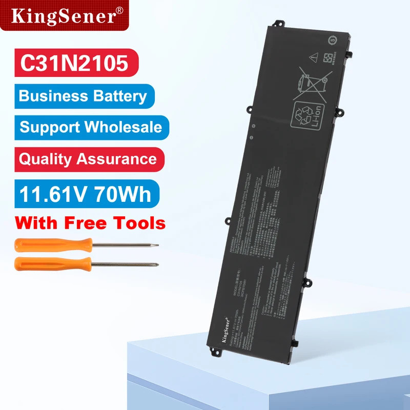 11.161V 70Wh C31N2105 แบตเตอรี่สําหรับ ASUS Twin 15 K3502ZA12500 15.6 นิ้วโน้ตบุ๊ค K3502ZA K3502 C31