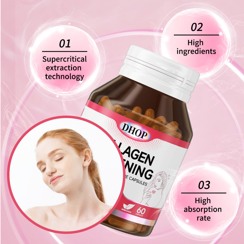 Collagen Glutathione Capsules Glutathione Capsules VC Brightening Capsules พร้อมส่ง