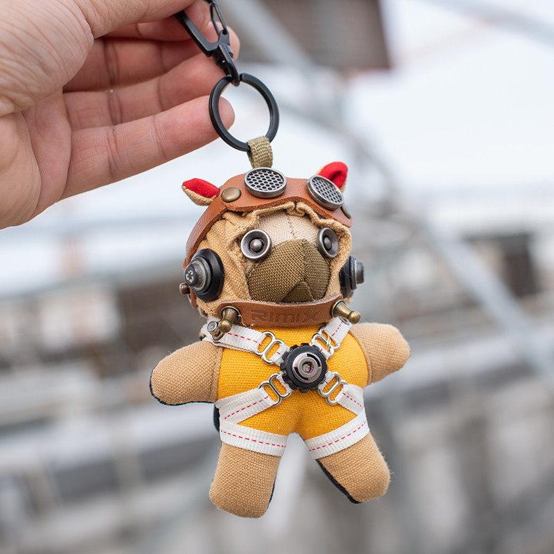 Steam Tactical Punk Dog Doll Elf Pilots Yuppie Dog Starman Key Trailer Gift Toy