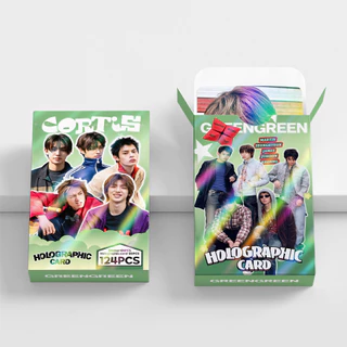 CORTIS GREENGREEN Laser Photocards COLOR OUTSIDE THE LINES GO SHOWCASE Unexpected Encounter การ์ด Lomo JAMES JUHOON KEON สติ๊กเกอร์ HOLOGRAPHIC โปสการ์ด