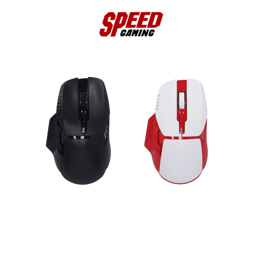 AJAZZ AJ039 WIRELESS(เมาส์ไร้สาย) WIRELESS MOUSE (Black/White) | By Speed Gaming