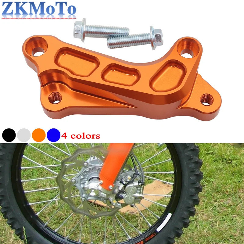HUI 320 มม.ดิสก์เบรก Caliper Mount อะแดปเตอร์ด้านหน้าและด้านหลังคอลัมน์วงเล็บสําหรับ KTM XC XCF XCW 