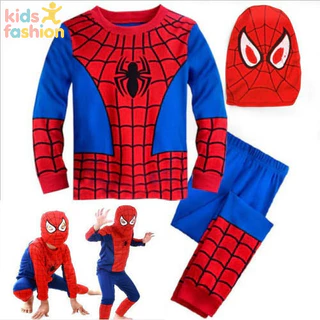 สไตล์ใหม่ Superhero Spider Man เครื่องแต่งกายคอสเพลย์สีแดง Spiderman เสื้อผ้าเด็กคอสเพลย์ฮาโลวีนเครื่องแต่งกายสําหรับเด็ก