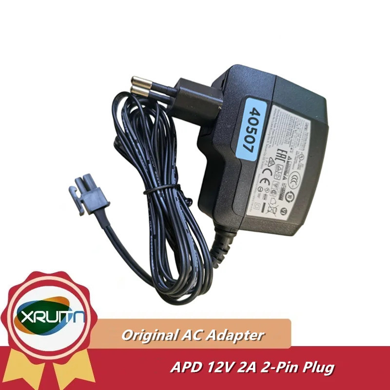 Original APD สําหรับ FORTIGATE WA-24Q12R FORTINET FIREWALL 30E 50E FG-51E FWF-51E แหล่งจ่ายไฟ 12V 2A