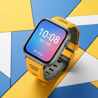 สายซิลิโคนสีคู่ สําหรับ Huawei Watch Fit5 Pro/Fit5/Fit4 Pro/Fit4/Fit3 สายกีฬา 22 มม.