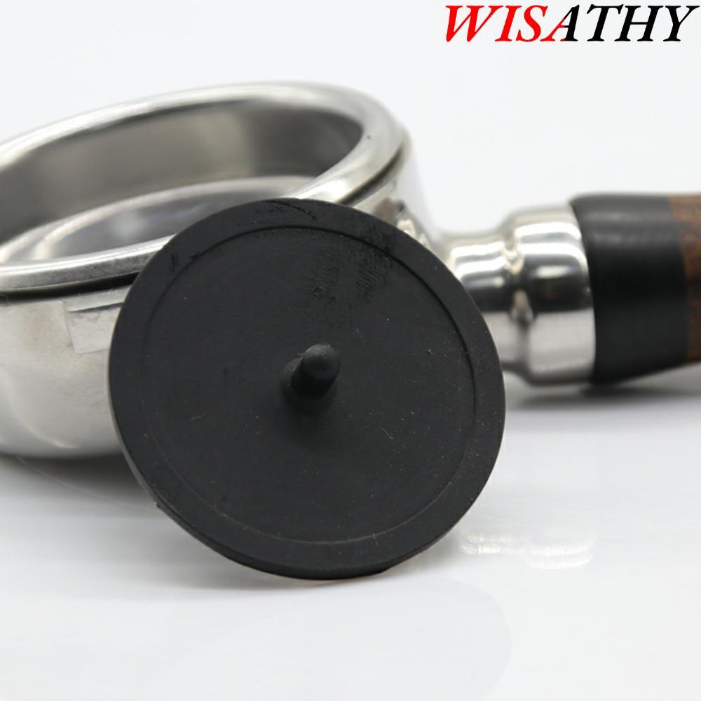 WISATHY    Blind Filter, 50 มม. Black Backflush Disk, แผ่นทําความสะอาดยางปะเก็นสําหรับ Breville สําห