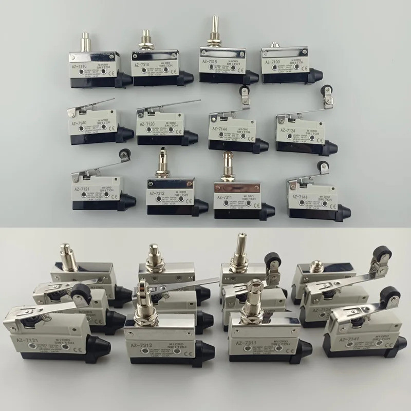 10A 250VAC AZ-7312 AZ-7311 AZ-7121 AZ-7310 TZ-7141 กันน้ํา Micro Switch Travel Limit สวิทช์ตรง 90 อง