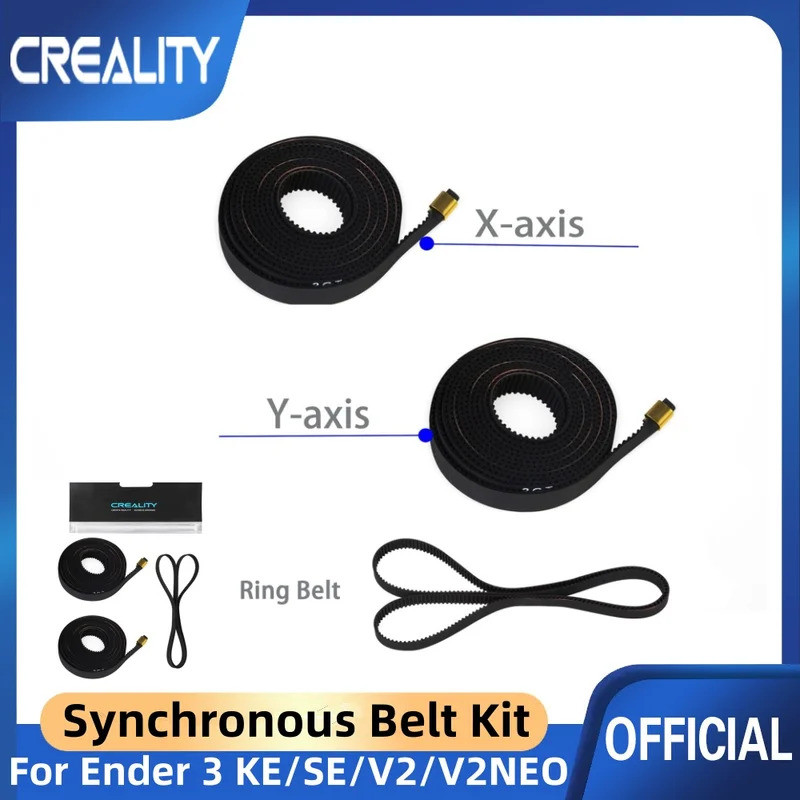 Creality Ender 3 V3 KE X + Y แกน Synchronous เข็มขัดชุดและแหวน Synchronous เข็มขัด, 3D เครื่องพิมพ์อ