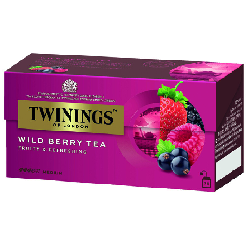 TWININGS ชาอังกฤษ รุ่น Wild Berry ขนาด 50 กรัม (25 ซอง/กล่อง)