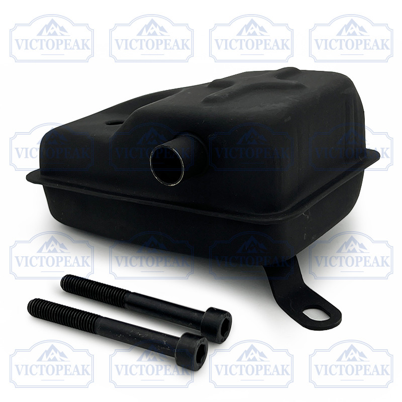 40-5 44-5 ชุดท่อไอเสียโลหะ 2 ชิ้น M6*55 สกรูหกเหลี่ยมสําหรับเครื่องตัดหญ้าเครื่องตัดแปรง