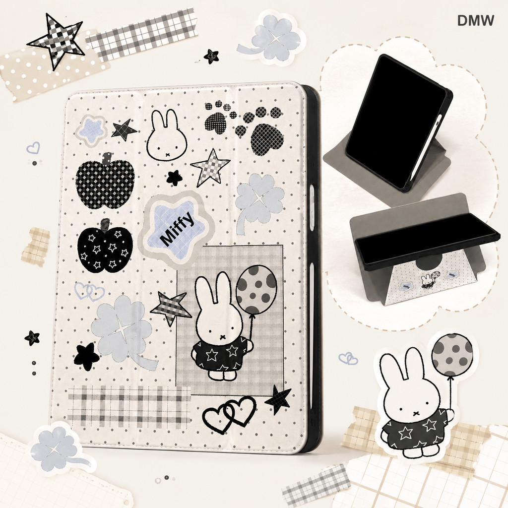 DMW เคสแท็บเล็ต Samsung Galaxy Tab 360 ฝาพับน่ารัก ตั้งแนวนอนได้ กันรอย A8 A9 A11 S7 S8 S9 S10 S10+