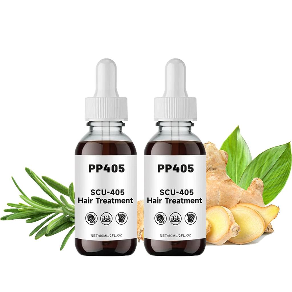 PP405 Hair Growth Oil - SCU-405 Nourishing Scalp & Hair Serum สําหรับ Fuller-Looking พร้อม Biotin & 