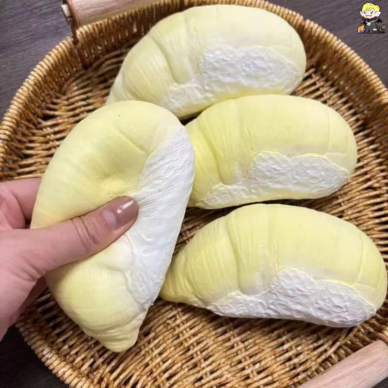 [CLA] ของเล่นทุเรียน Dpression ที่สมจริงของขวัญบรรเทาความเครียดนุ่มพิเศษสําหรับเด็กผู้ใหญ่ของขวัญฮาโลวีน [TH]