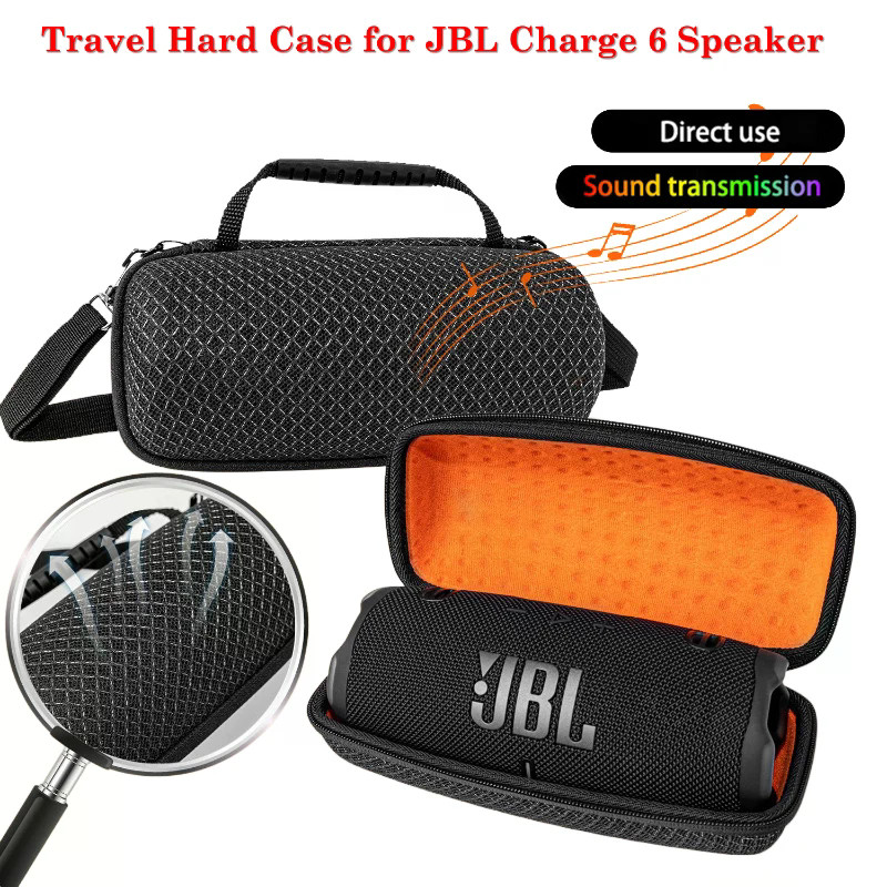 ZOPRORE กระเป๋าแบบพกพาสําหรับ JBL Charge 6 ลําโพงเสียงกระเป๋าสําหรับ JBL Charge6 กลางแจ้งกระเป๋าเดิน