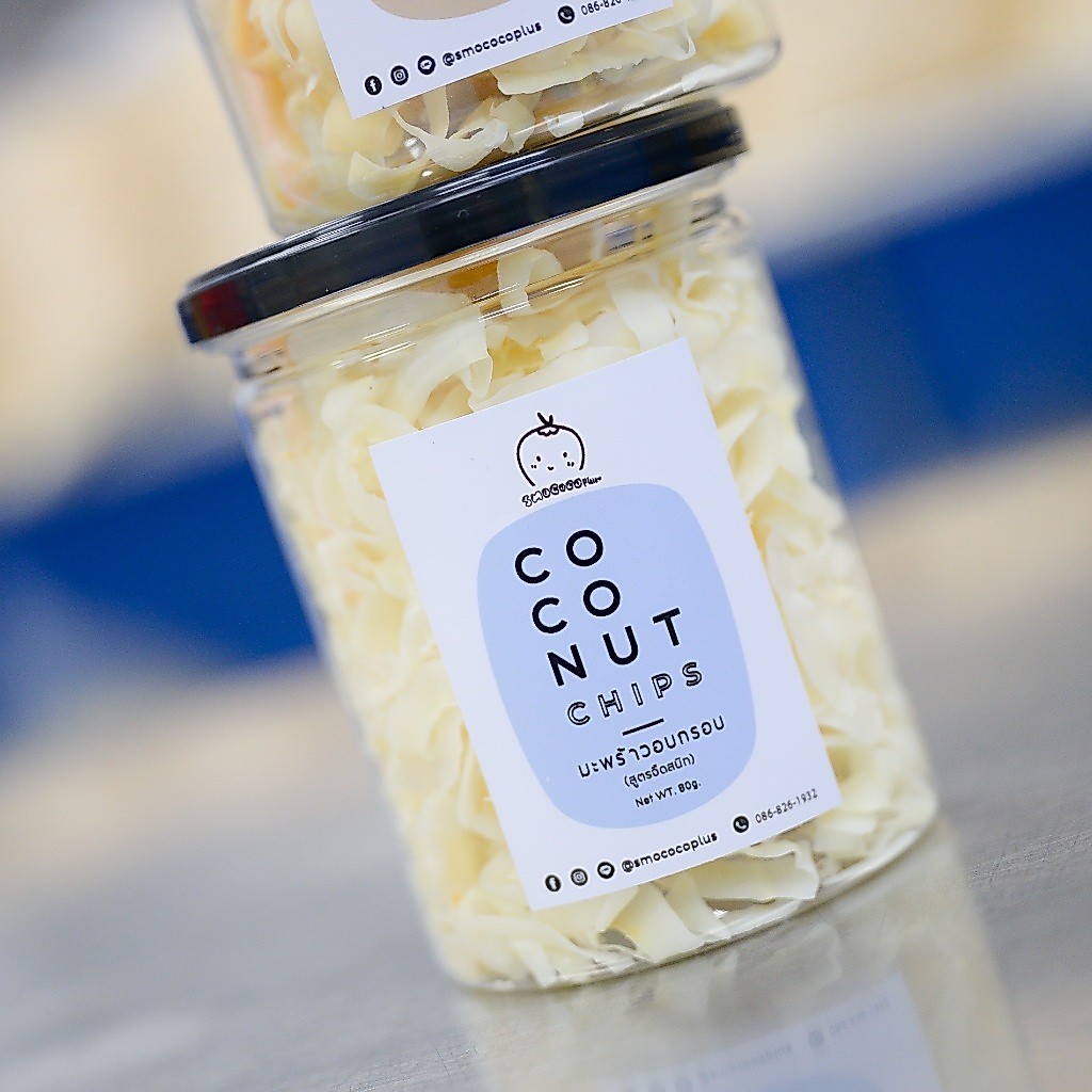 [คีโต] มะพร้าวอบกรอบ รส จืด 80 กรัม คีโต Coconut Chips 1kg  Keto คีโต ไร้น้ำมัน  ไม่หวาน ไม่ใส่น้ำตาล มะพร้าว