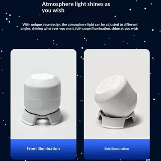 [DreamNest] 360 หมุน LED Ocean Projector Night Light USB ชาร์จโคมไฟแบบไดนามิกพร้อมเอฟเฟกต์สีสําหรับห้องนอนผ่อนคลาย (th)