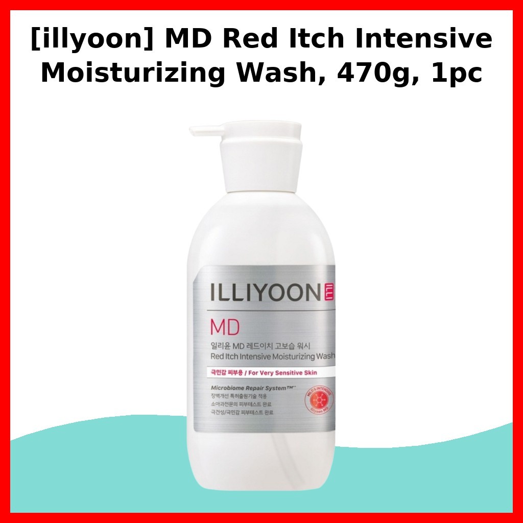 [illyoon] MD Red Itch Intensive Moisturizing Wash, 470g, 1 ชิ้น / Korean Body Wash / Intensive Moist