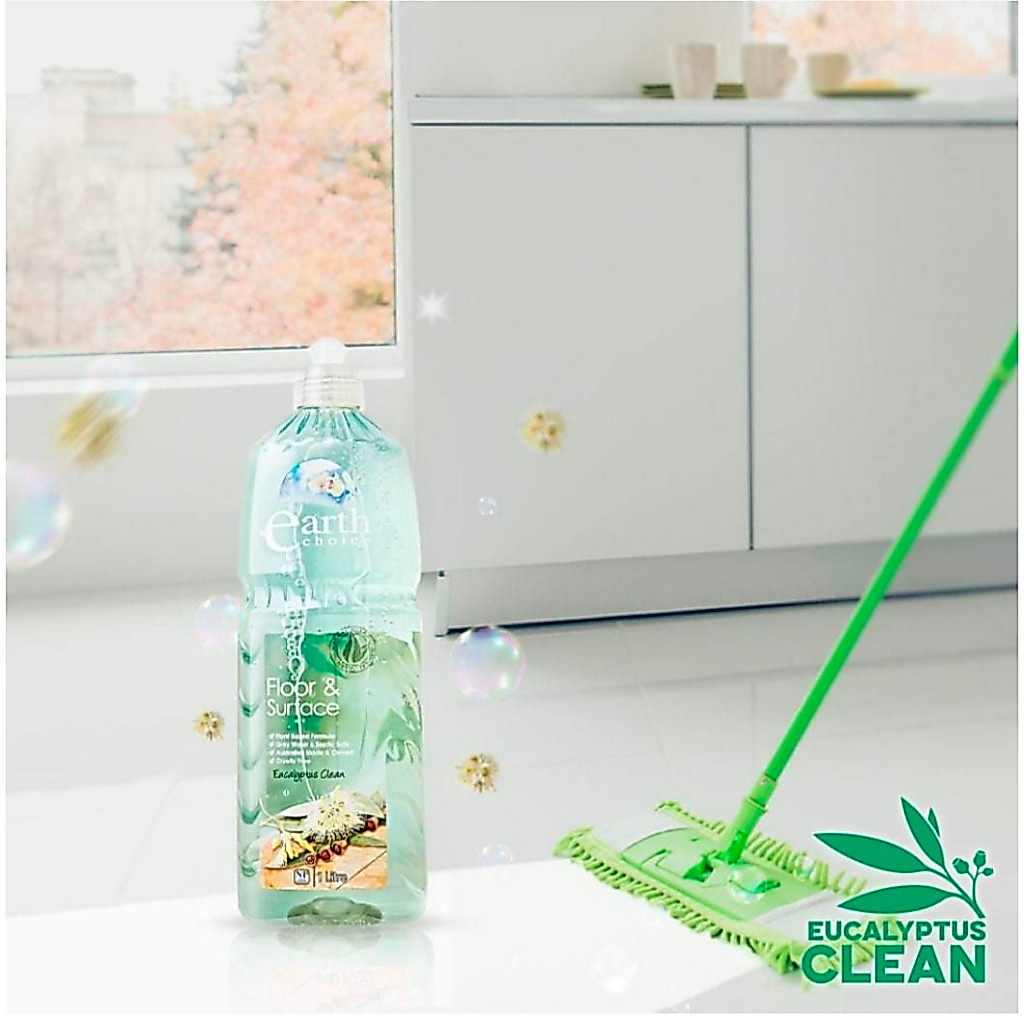 เอิร์ธ ชอยส์ ฟลอร์ แอนด์ เซอร์เฟส ยูคาลิปตัส คลีน EARTH CHOICE FLOOR&SURFACE EUCALYPTUS CLEAN 1L