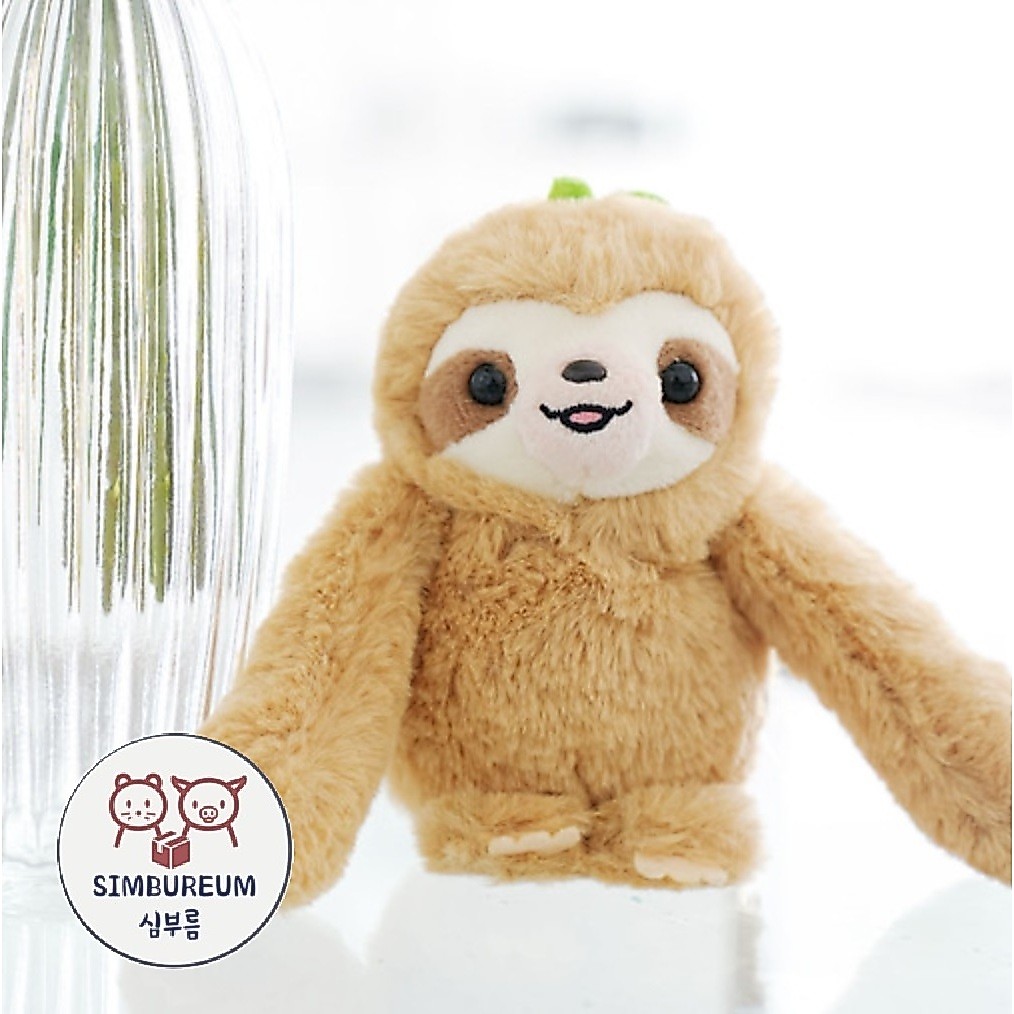 [Everland] Korea Officials Merch Sloth Plush Doll Keyholder/Keychain ; พวงกุญแจตุ๊กตาสลอธเกาหลี