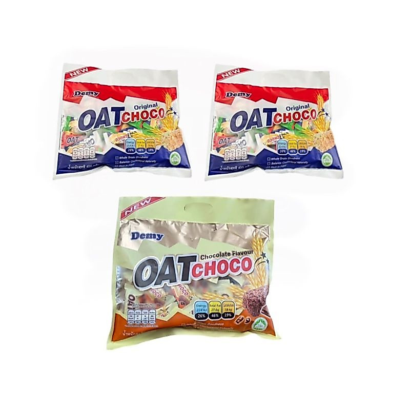 ขนมข้าวโอ๊ตเซ็ท 2 แถม 1 นมแถมช็อค ช็อคแถมนม