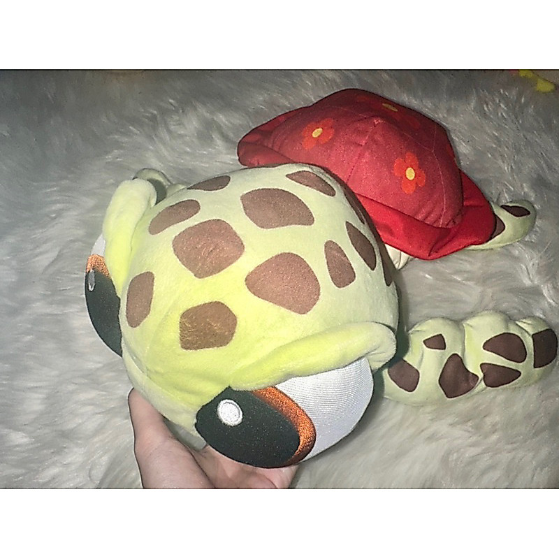 ตุ๊กตา เต่า สเคิว์ต | Disney Store Squirt Flower Shell Turtle Finding Nemo Dory Movie Bean Plush