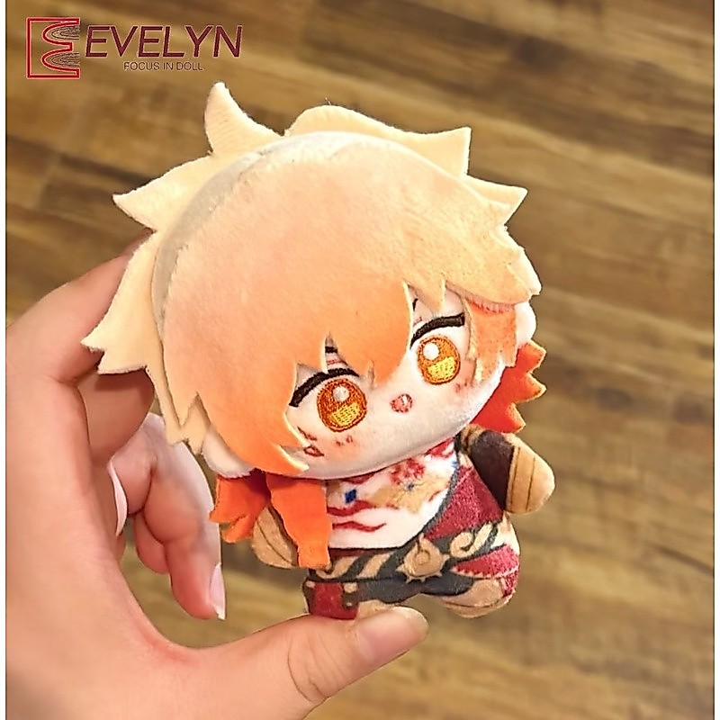 Evelyn ตุ๊กตาผ้าฝ้าย 10 ซม. Mydei น่ารักแต่งตัวของเล่นตุ๊กตาจี้สําหรับผู้ใหญ่และเด็กเพื่อรวบรวมเป็นข