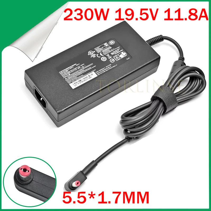 19.5V 11.8A 230W 5.5*1.7 มม.แล็ปท็อปอะแดปเตอร์ AC สําหรับ Acer Shadow Knight เครื่องยนต์ N17C1 N20C1